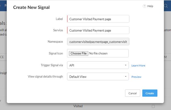 create new signals