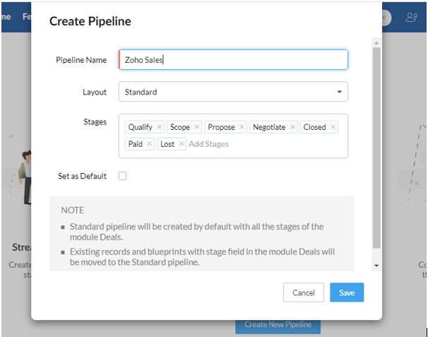 create pipeline