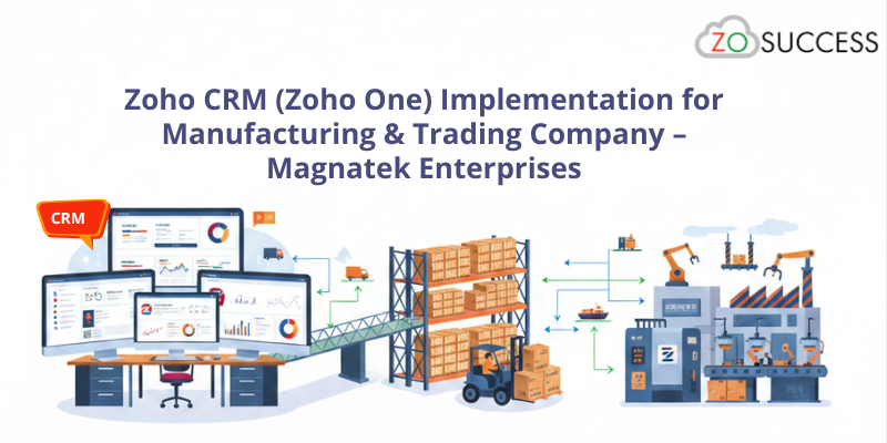 Zoho CRM (Zoho One) Implementation for Manufacturing & Trading Company – Magnatek Enterprises