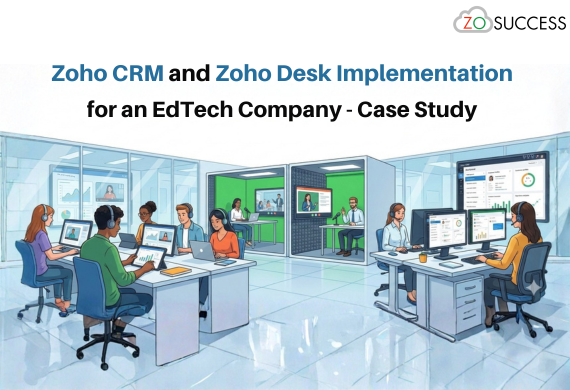 Zoho CRM and Zoho Desk Implementation for an EdTech Company – Case Study