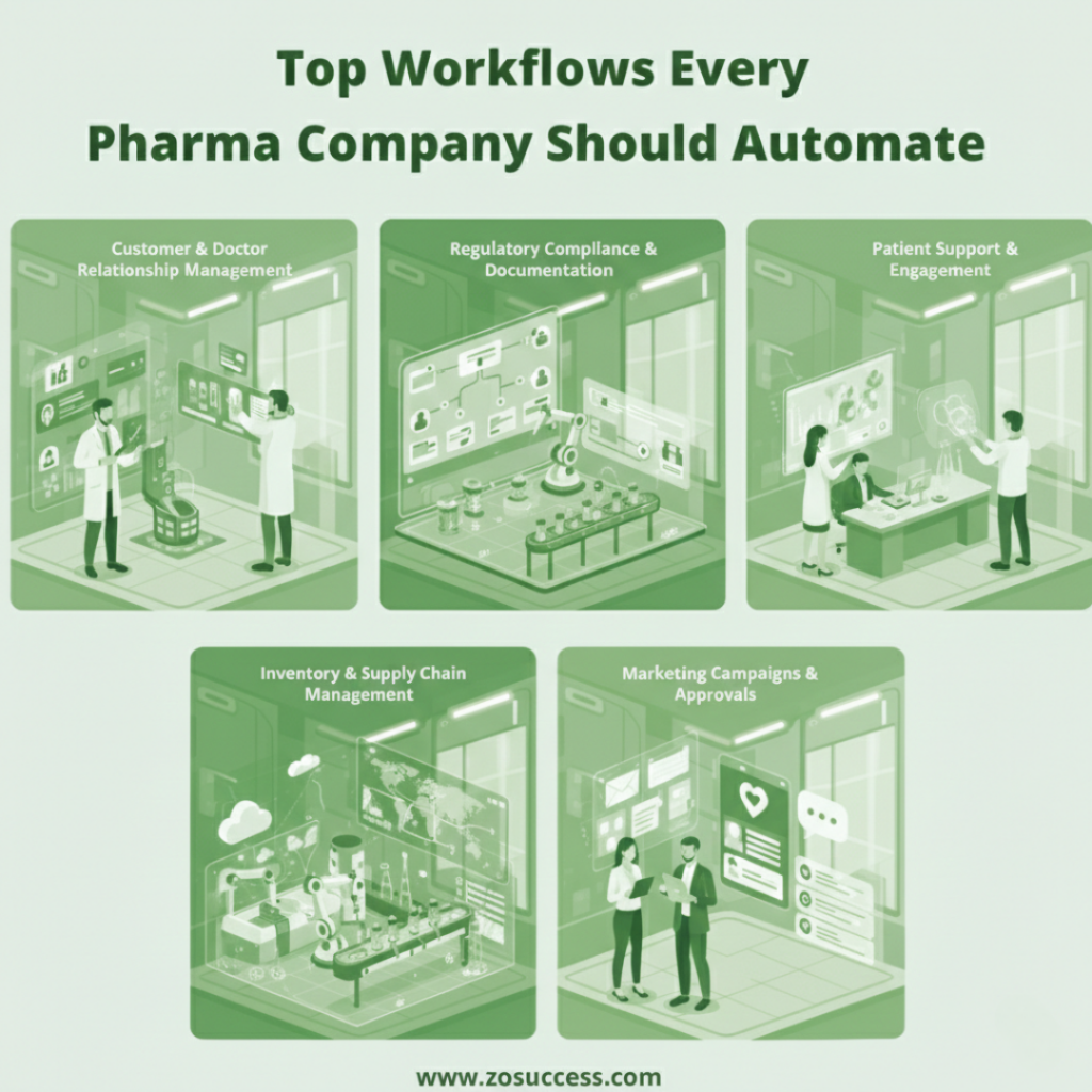 top 5 workflows every pharma company should automate top 5 workflows every pharma company should automate