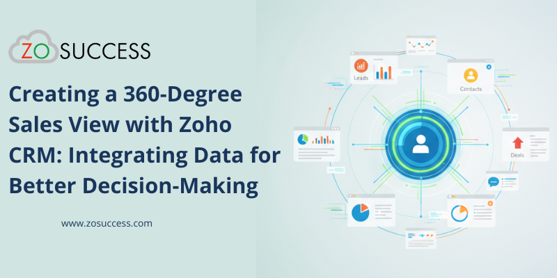 Creating a 360-Degree Sales View with Zoho CRM Integrating Data for Better Decision-Making