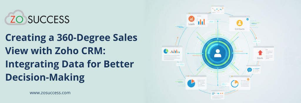 Creating a 360-Degree Sales View with Zoho CRM: Integrating Data for Better Decision-Making 
