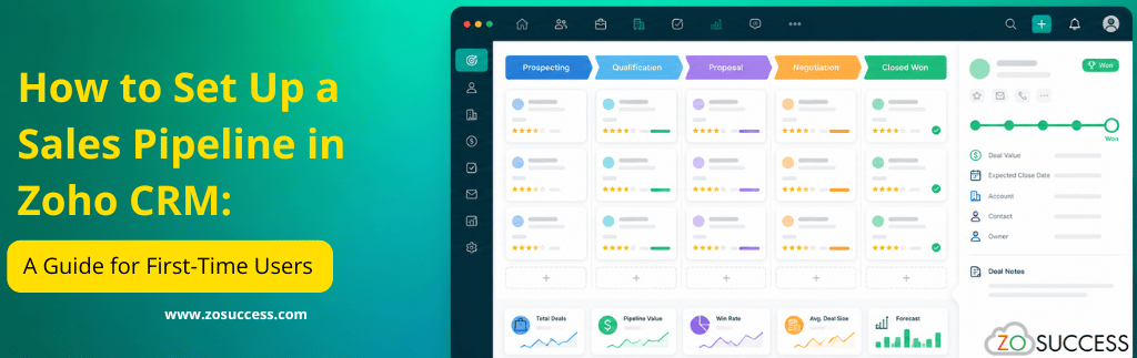 How to Set Up a Sales Pipeline in Zoho CRM: A Guide for First-Time Users How to Set Up a Sales Pipeline in Zoho CRM: A Guide for First-Time Users